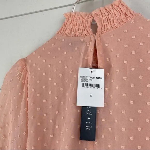 nordstrom blush swiss dot mini dress - Picture 9 of 9